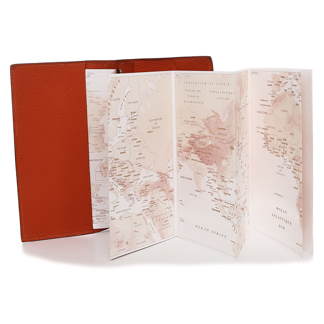 Hermès Porte-agenda en Cuir marron - Neuf sans étiquette - L.10 cm