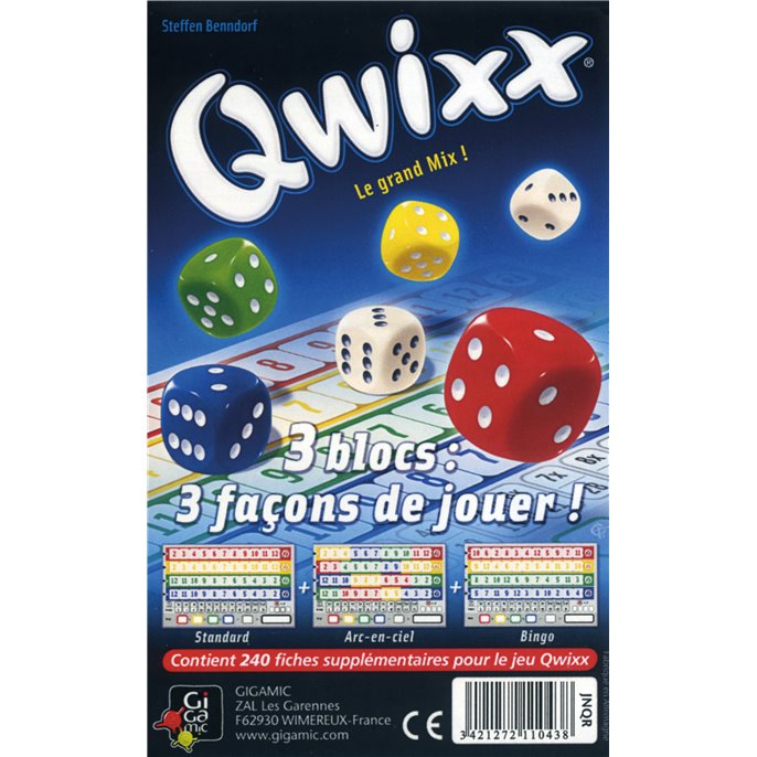 Qwixx : Carnets de Score Alternatifs