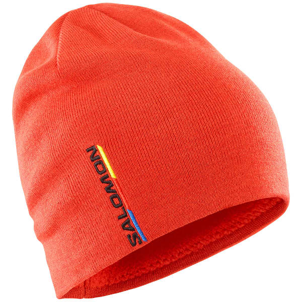 Bonnet ski SALOMON GRAPHIC BEANIE FIERY RED
