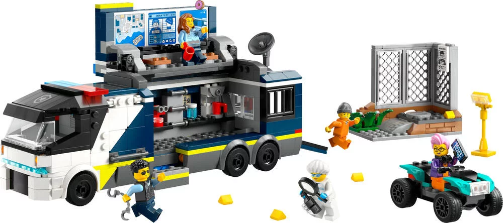 LEGO®CITY 60418 - LE LABORATOIRE DE POLICE SCIENTIFIQUE MOBILE