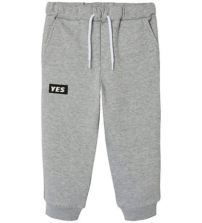 Name It Sweatpants - NmmOhans - Grey Melange
