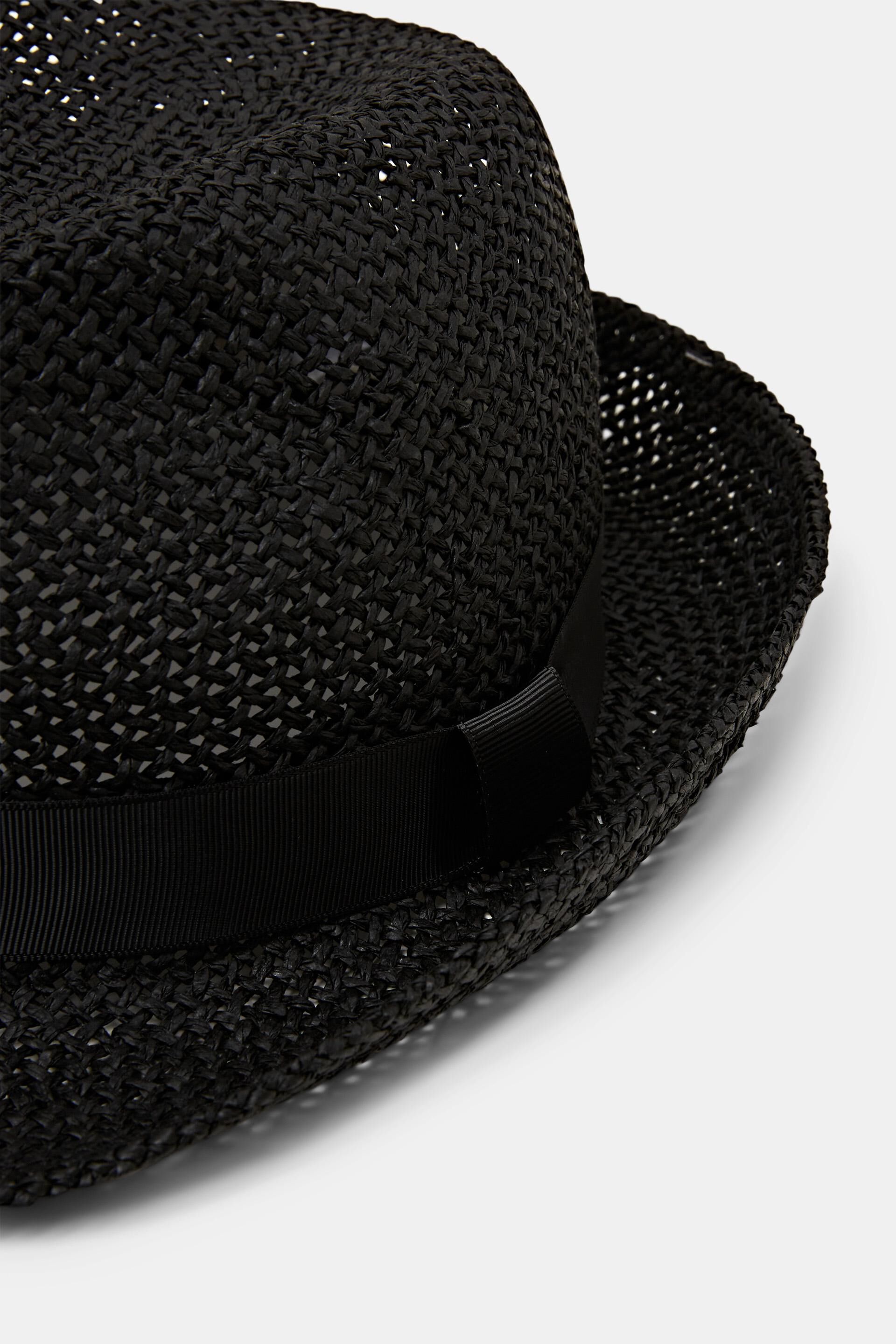 Chapeau trilby tissé