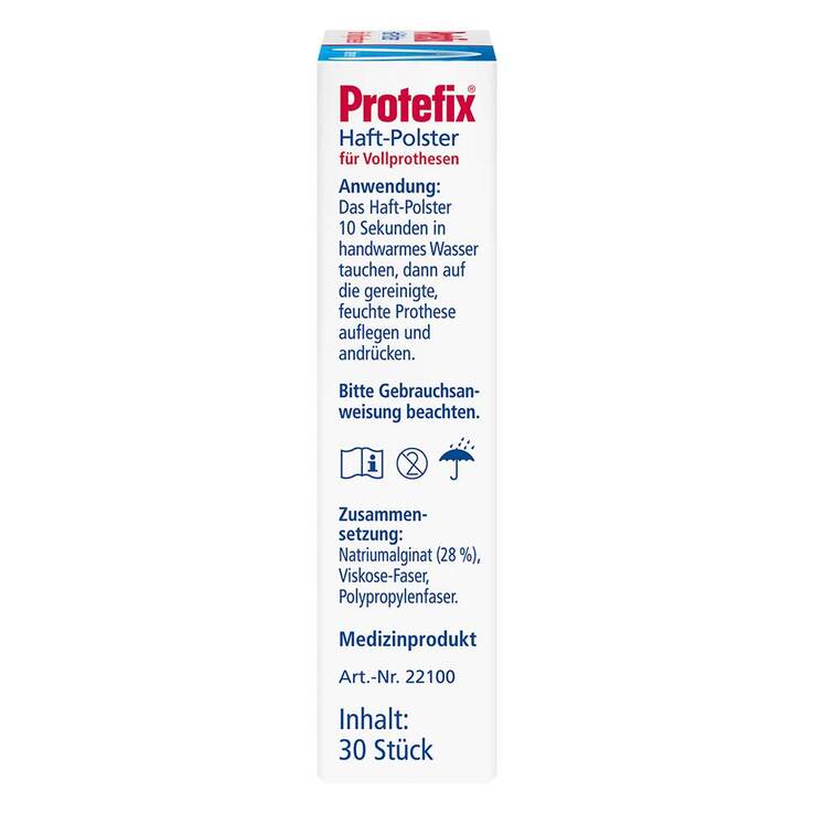Protefix Haftpolster für Unterkiefer, 30 St