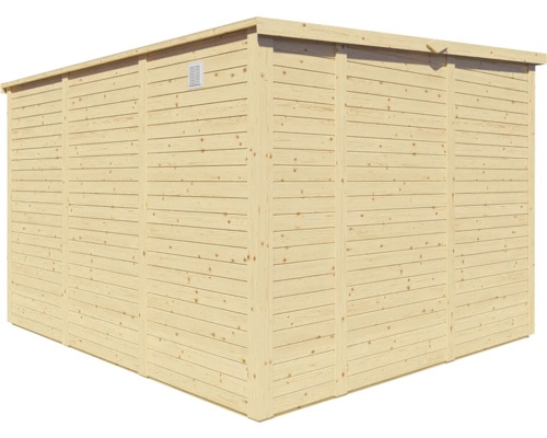 Konsta Baltrum 2 tuinhuis met vloer, 337 x 306 cm, naturel