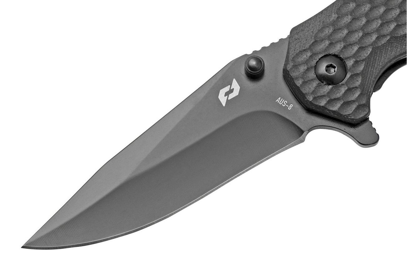 Schrade Fanatic 1182621, zwart G10, zakmes
