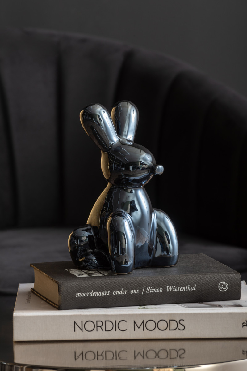 Statue Balloon Bunny PT4228GR Jungle green plated
