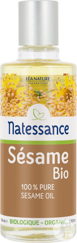 Natessance Huile De Sésame Bio 100% Pure Nourrissante Flacon 100ml