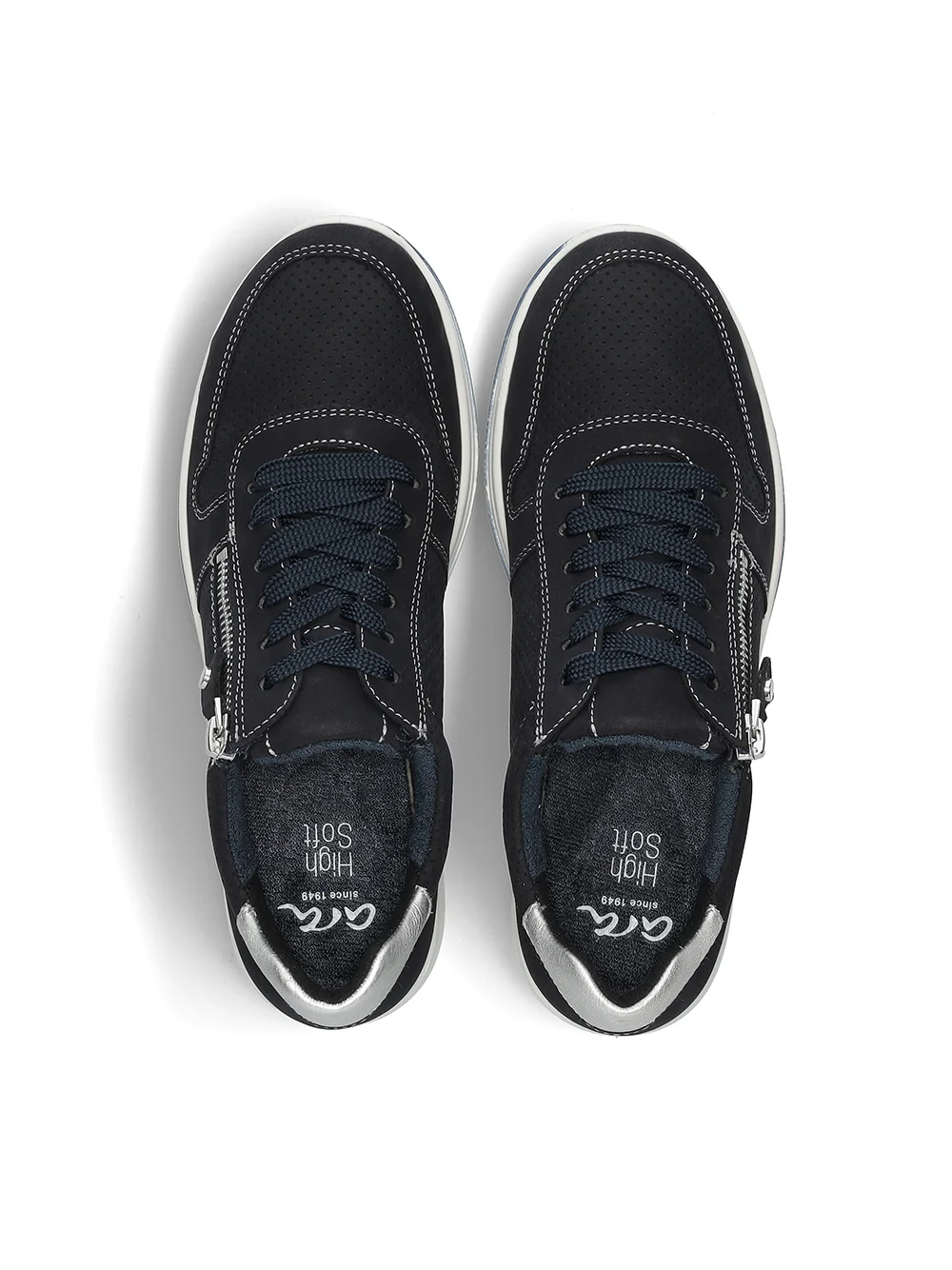 Sneaker Osaka blau silber