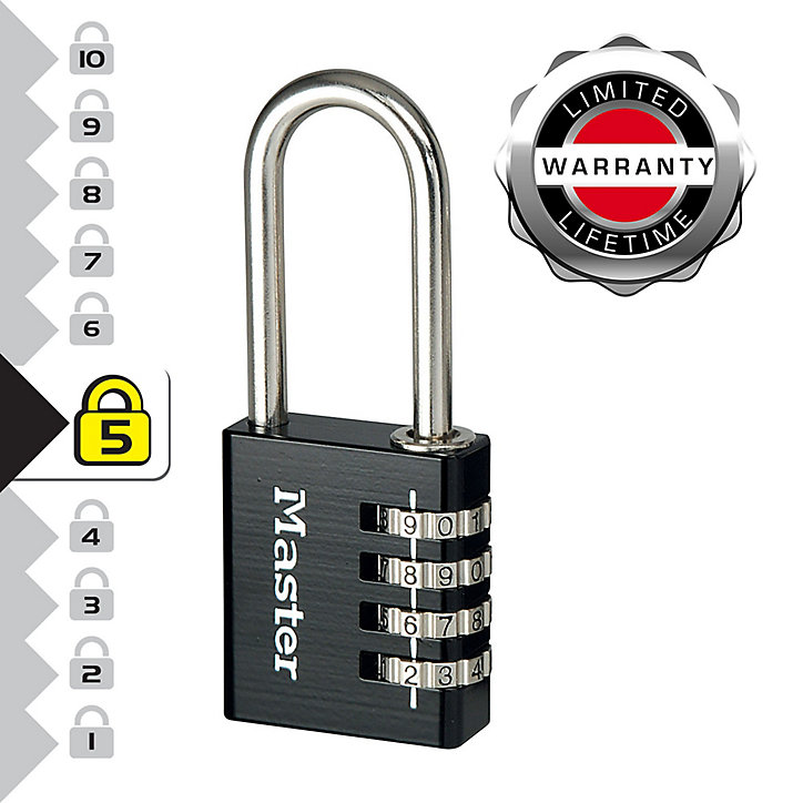 Cadenas combinaison en aluminium 40 mm Masterlock