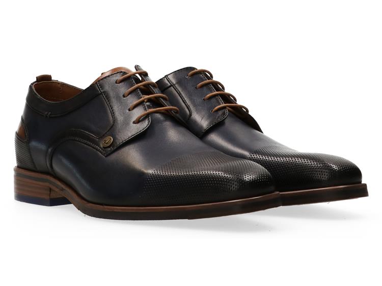 Australian Footwear Clayton Blue-Cognac