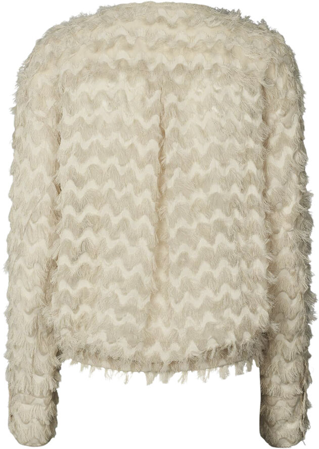 Rabens Saloner Feathery shirt jacket - September Oyster
