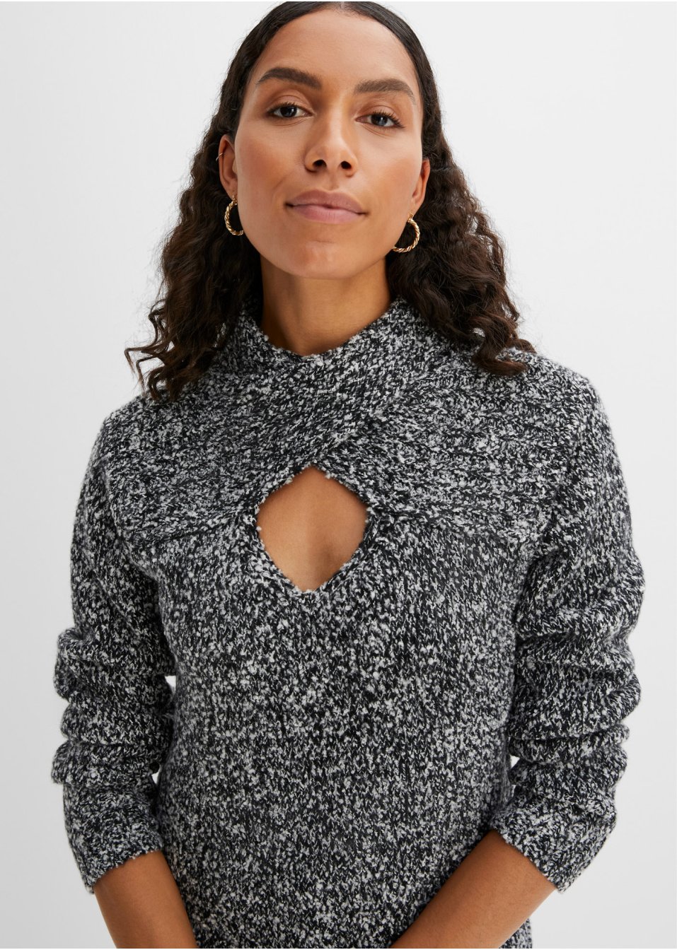 Pull à découpe