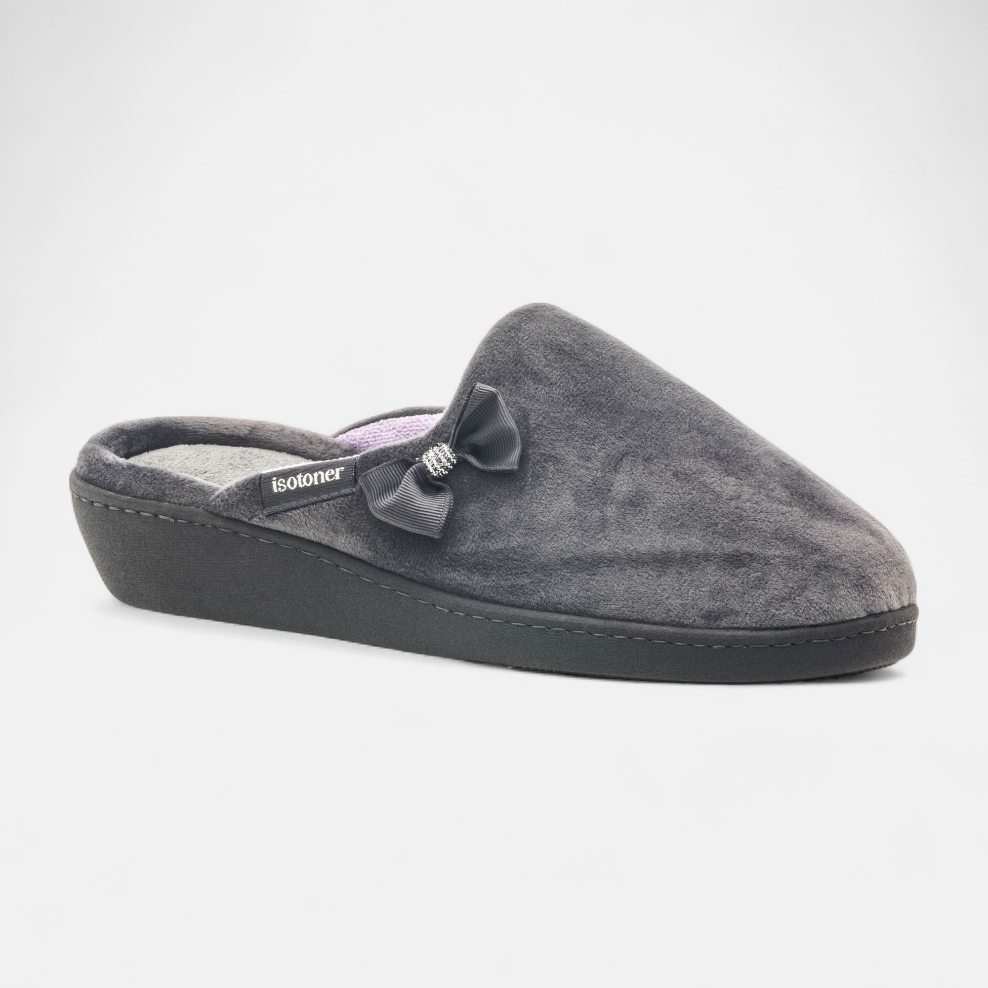 Pantoufles mules Femme gris