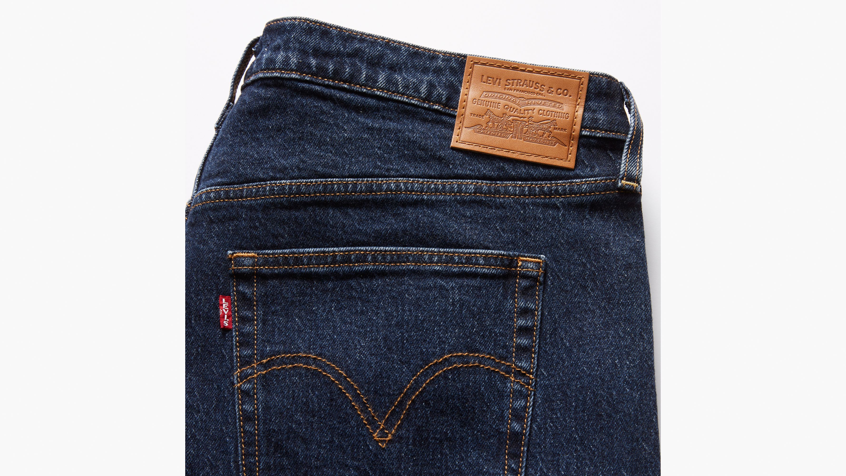 Jean Ribcage cheville Straight (grandes tailles) - Salsa Dark Stone - Bleu