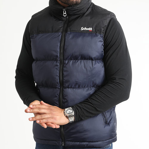 Doudoune Capuche Sans Manches Utahv Bleu Marine