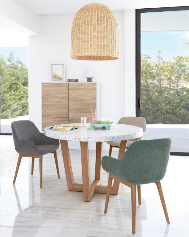 Kave Home Konna eetkamerstoel beige