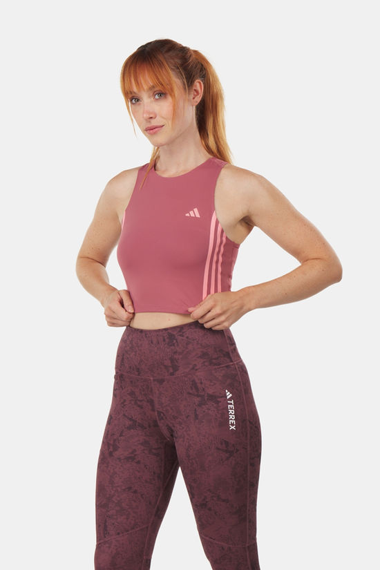 adidas adidas Own the Run 3 Stripes Tank Top Dames