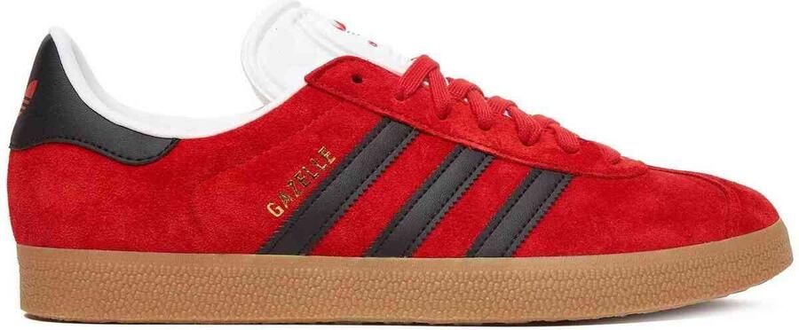 Adidas Originals Gazelle sneakers rood zwart