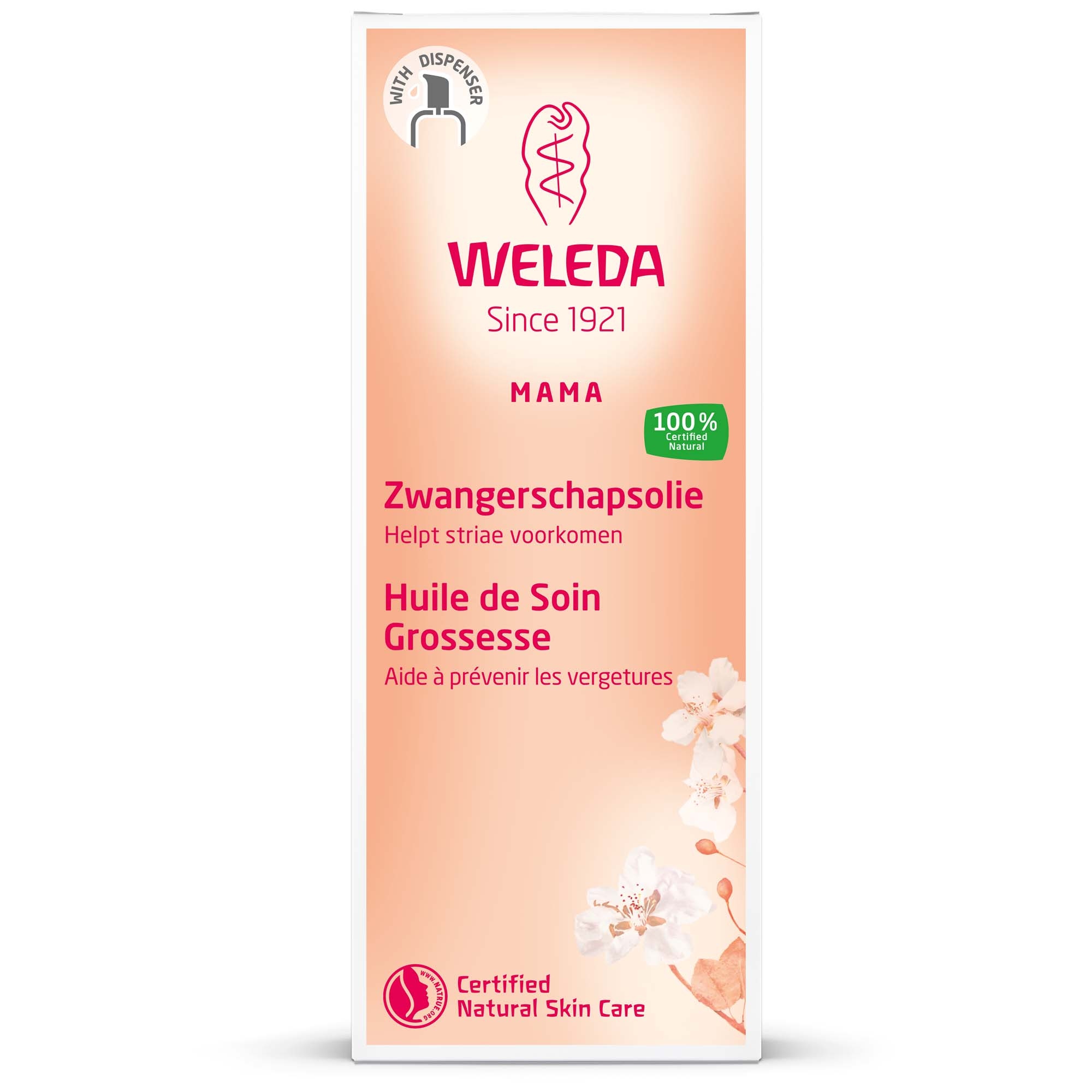 Weleda zwangerschapsolie 100ml  - huidverzorging - Prénatal