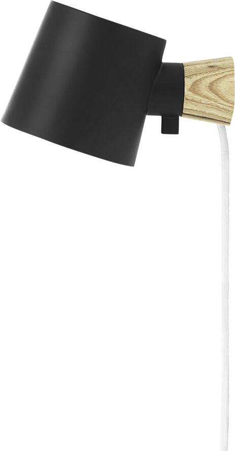 Normann Copenhagen Rise væg lampe sort Sort