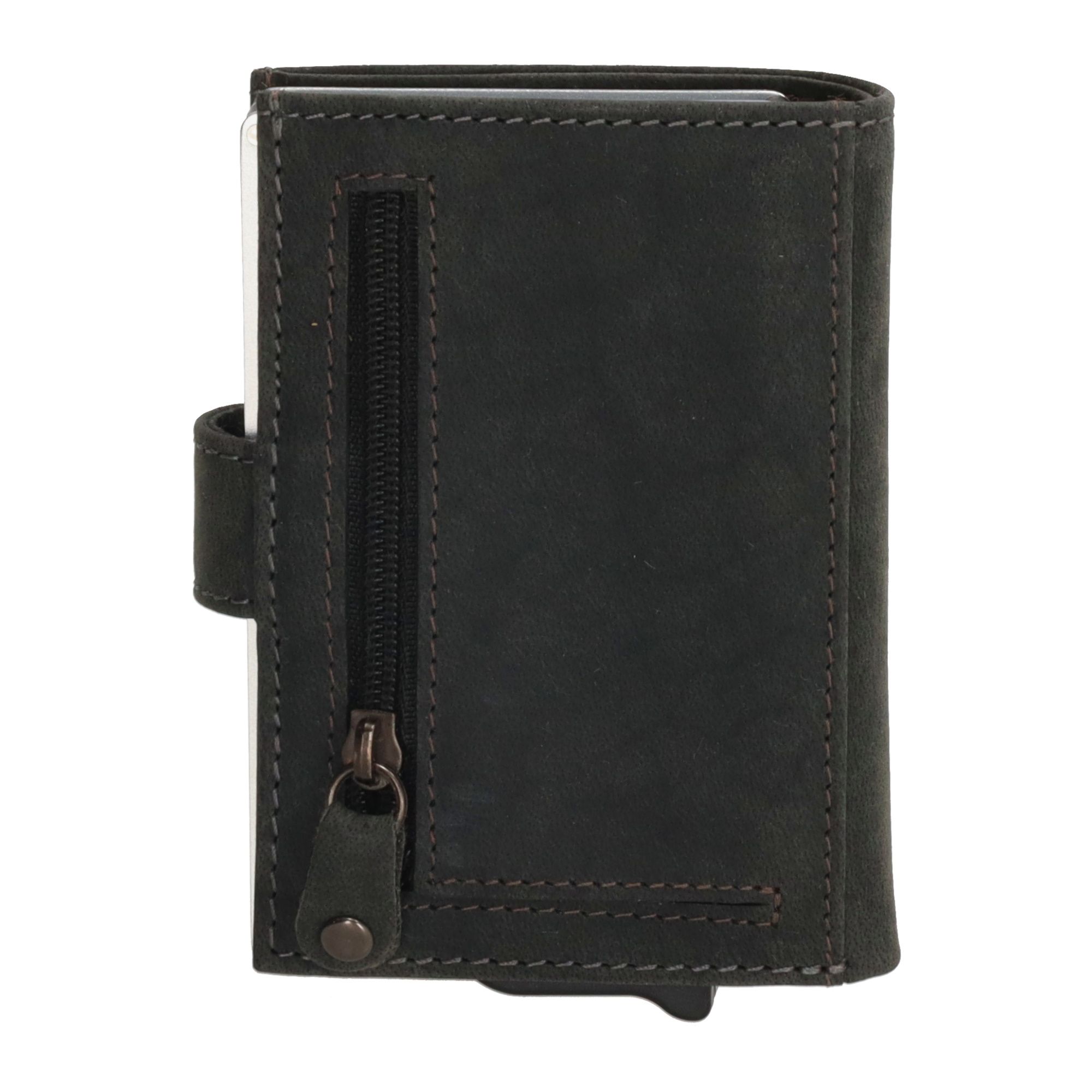 Hide & Stitches Idaho Safety Wallet Zwart