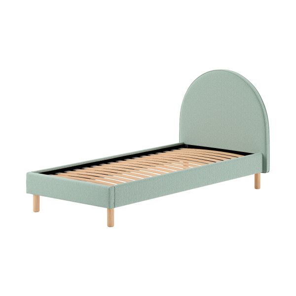 Vipack Moon Bed - 90 x 200 cm - Boucle Groen