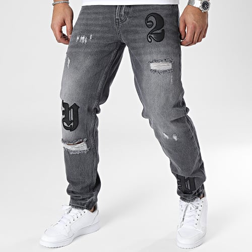 Jean Skinny Gris Anthracite