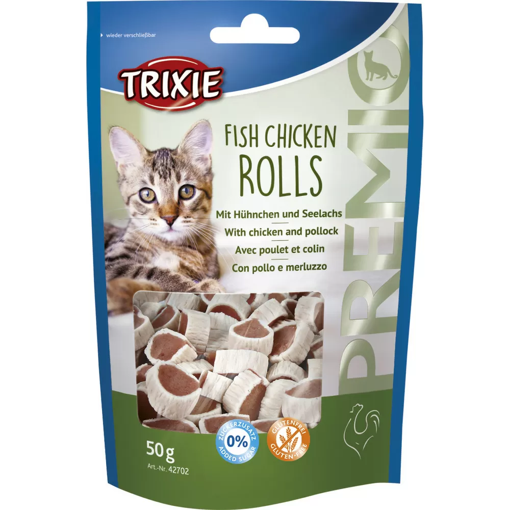 Trixie Premio ruller m. kylling og laks - 50g
