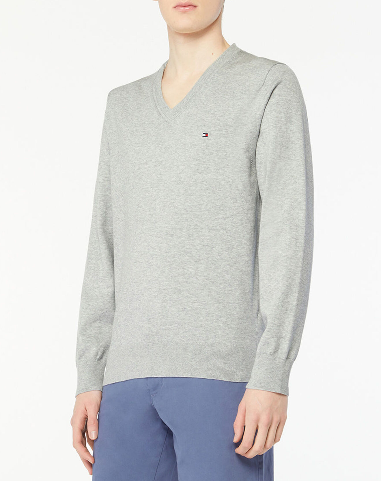 Tommy Hilfiger Pull 1985 col V gris