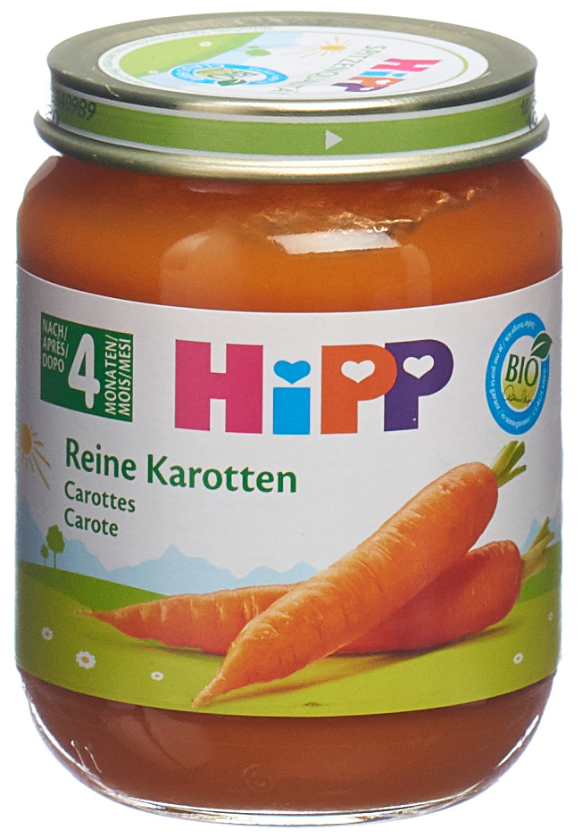 Hipp Reine Karotten Glas 125 g