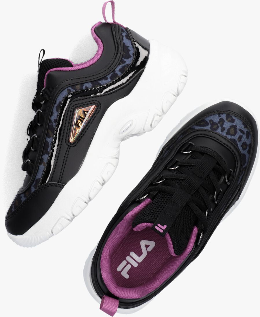 FILA zwarte fila lage sneakers strada a low kids
