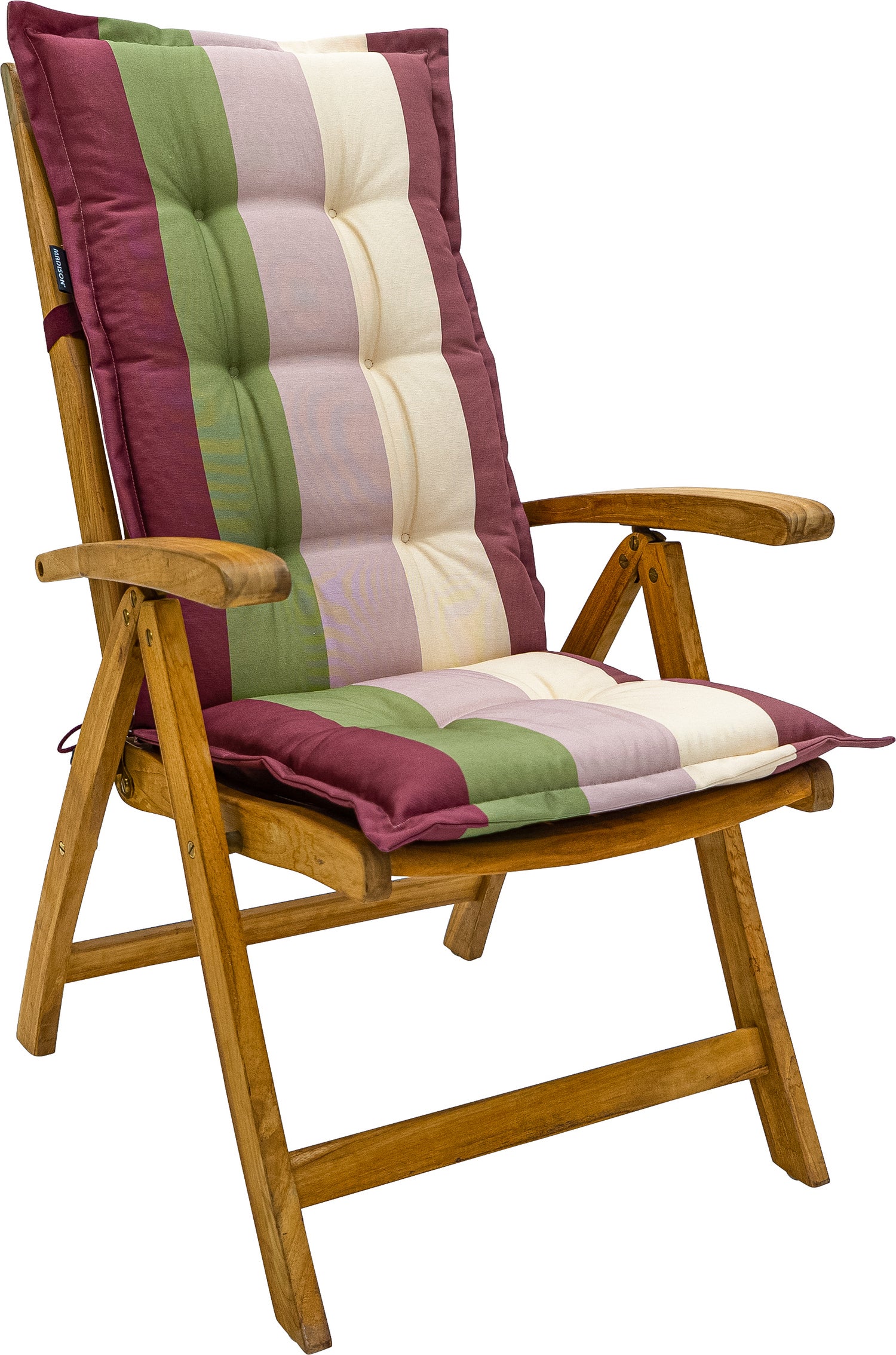 Madison tuinkussen hoge rug Vivero rood 123 x 50 cm