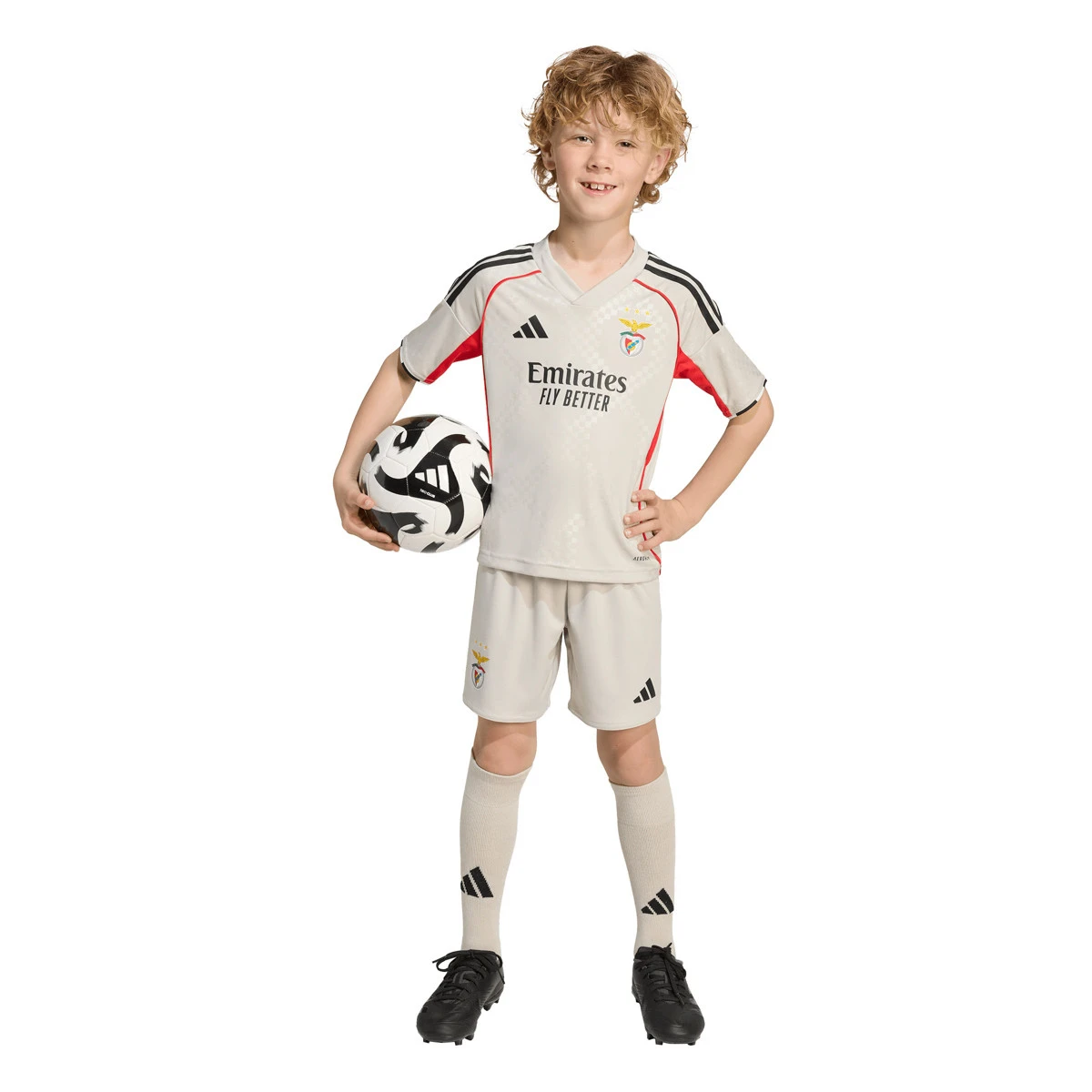 Conjunto adidas SLB Benfica Segundo Equipamento 2025-2026 Criança