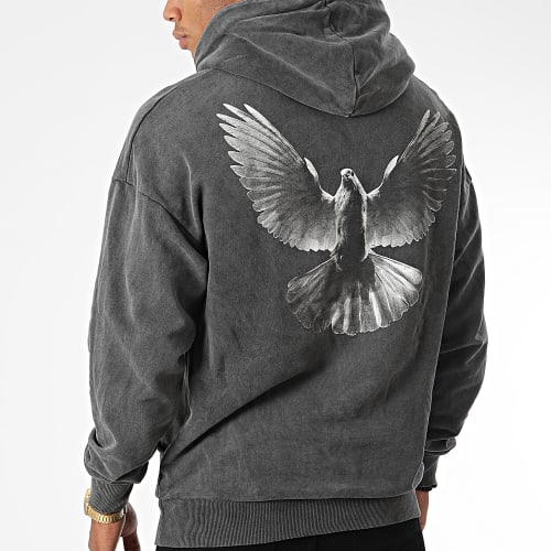 Sweat Capuche LL687 Gris Anthracite