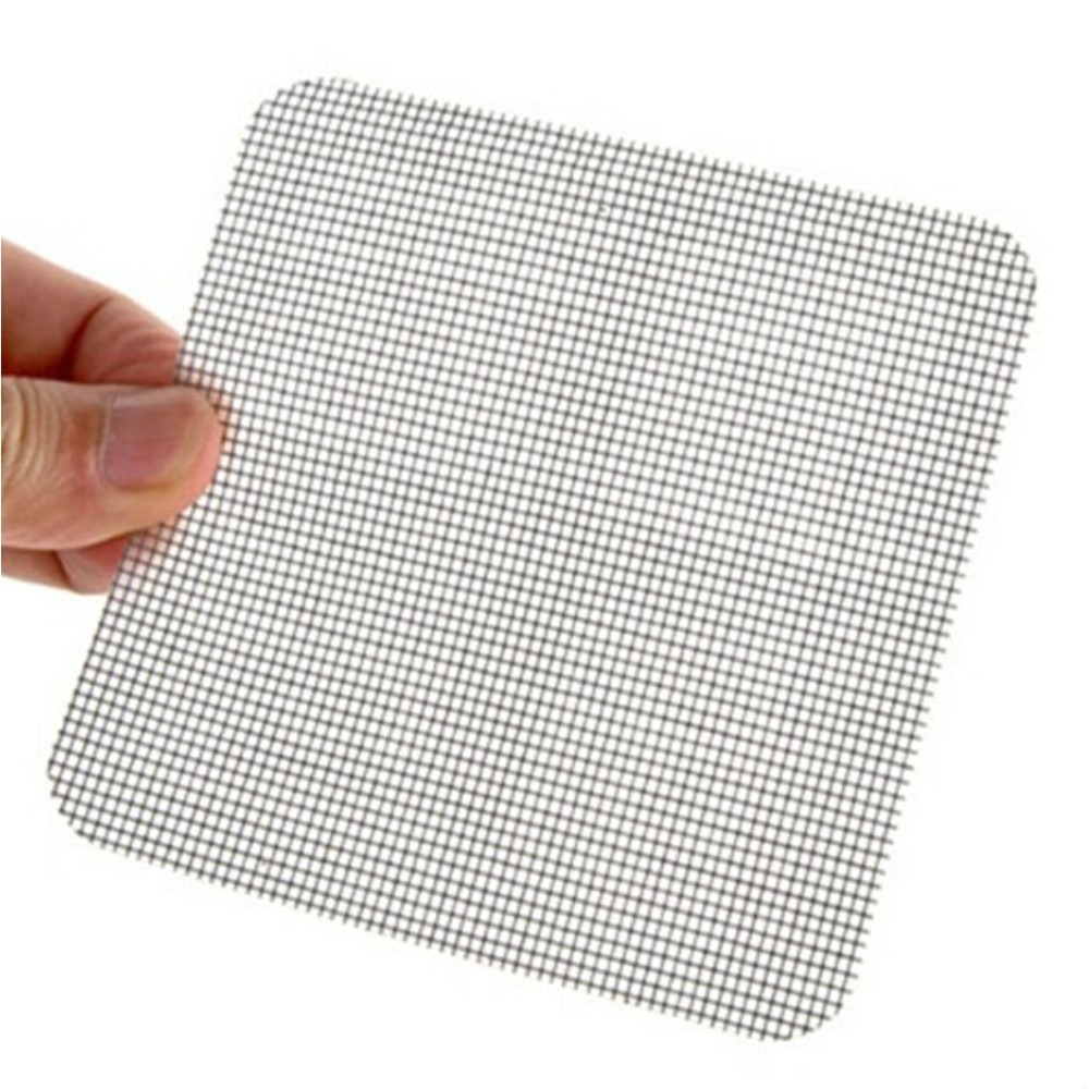 (10er Set) 10x10cm Selbstklebende Moskito Netz Reparatur Flicken Fliegennetz Aufkleber Insektenschutz Gitter