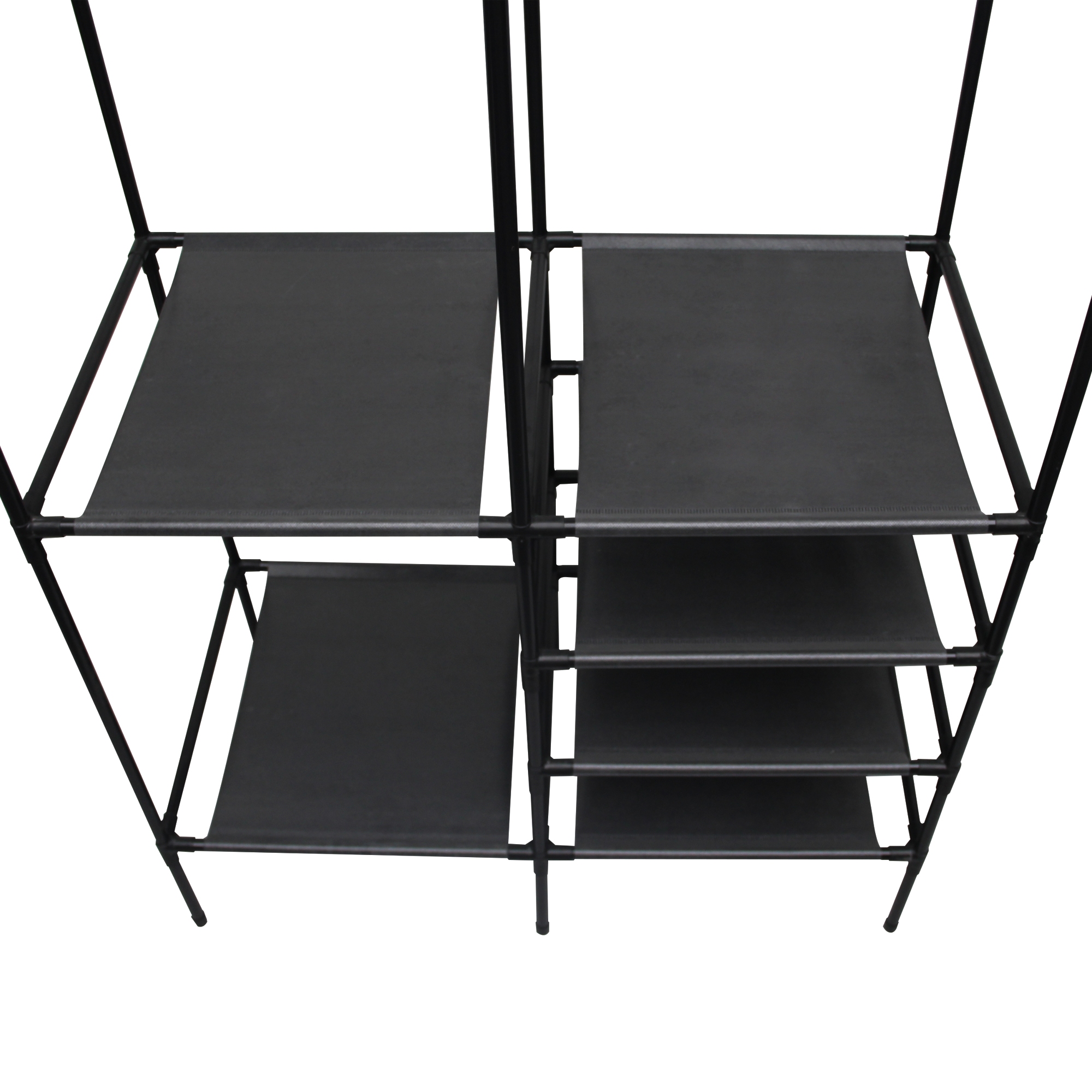 Garderobe Kleiderständer 86 x 174 cm schwarz