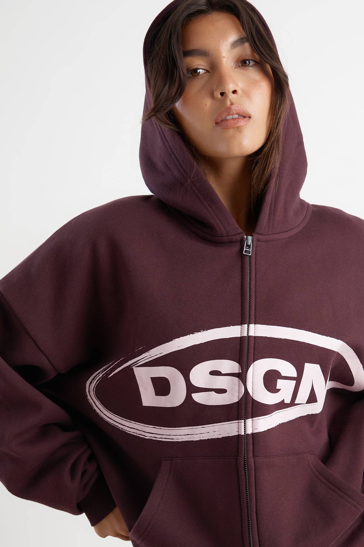 Sweat À Casynthétiqueche Oversize Zippé Dsgn Studio