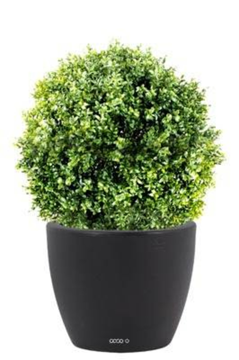 Boule de buis artificiel sur tronc pour exterieur / interieur h 100 cm d 80 cm -