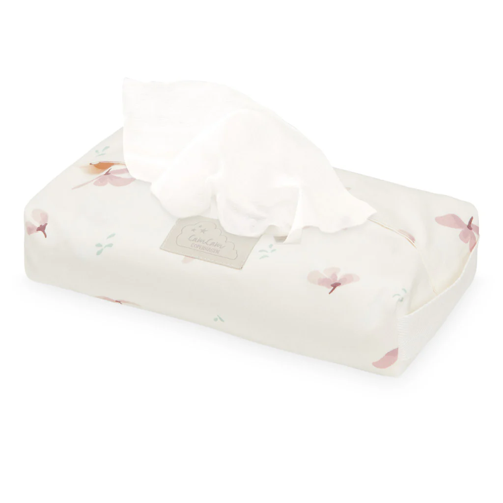 Vådserviet Etui - GOTS Windflower Creme