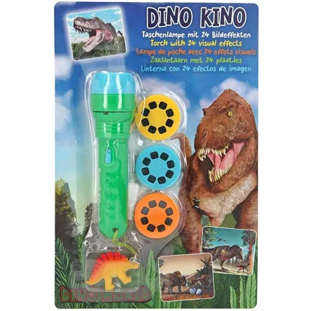 Depesche Dino World Taschenlampe mit Bildeffekten, Dino Kino, sortiert