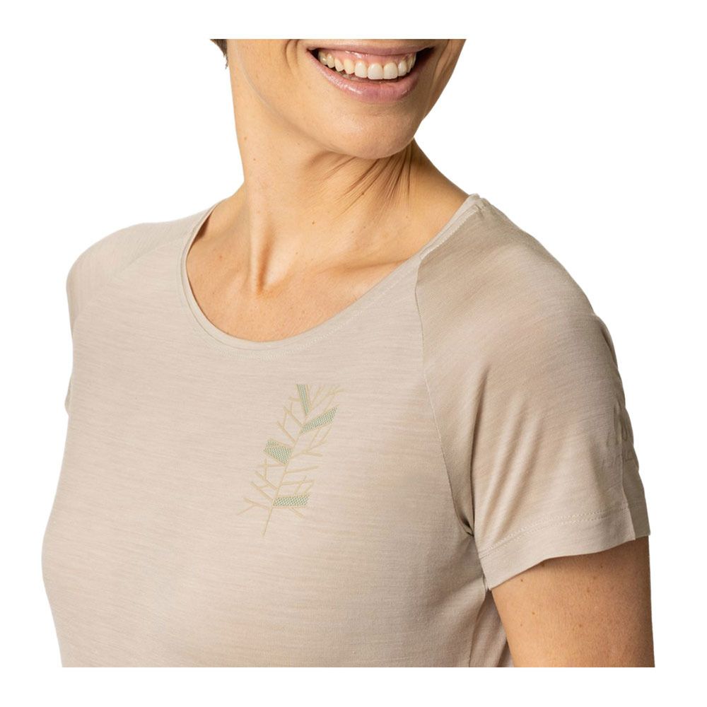 Odlo ASCENT PW 130 TREE - Tee-shirt Femme silver cloud melange