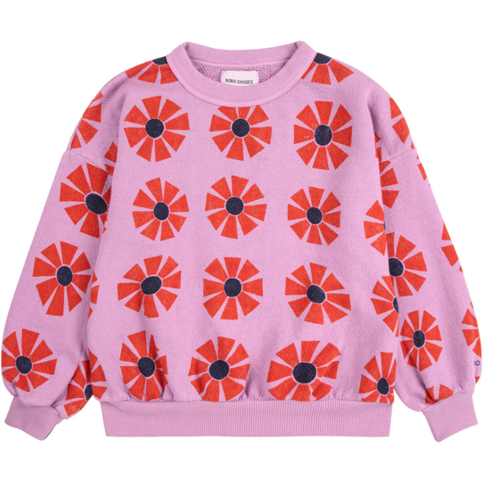 Køb Bobo Choses Purple Kaleidoscope All Over Sweatshirt