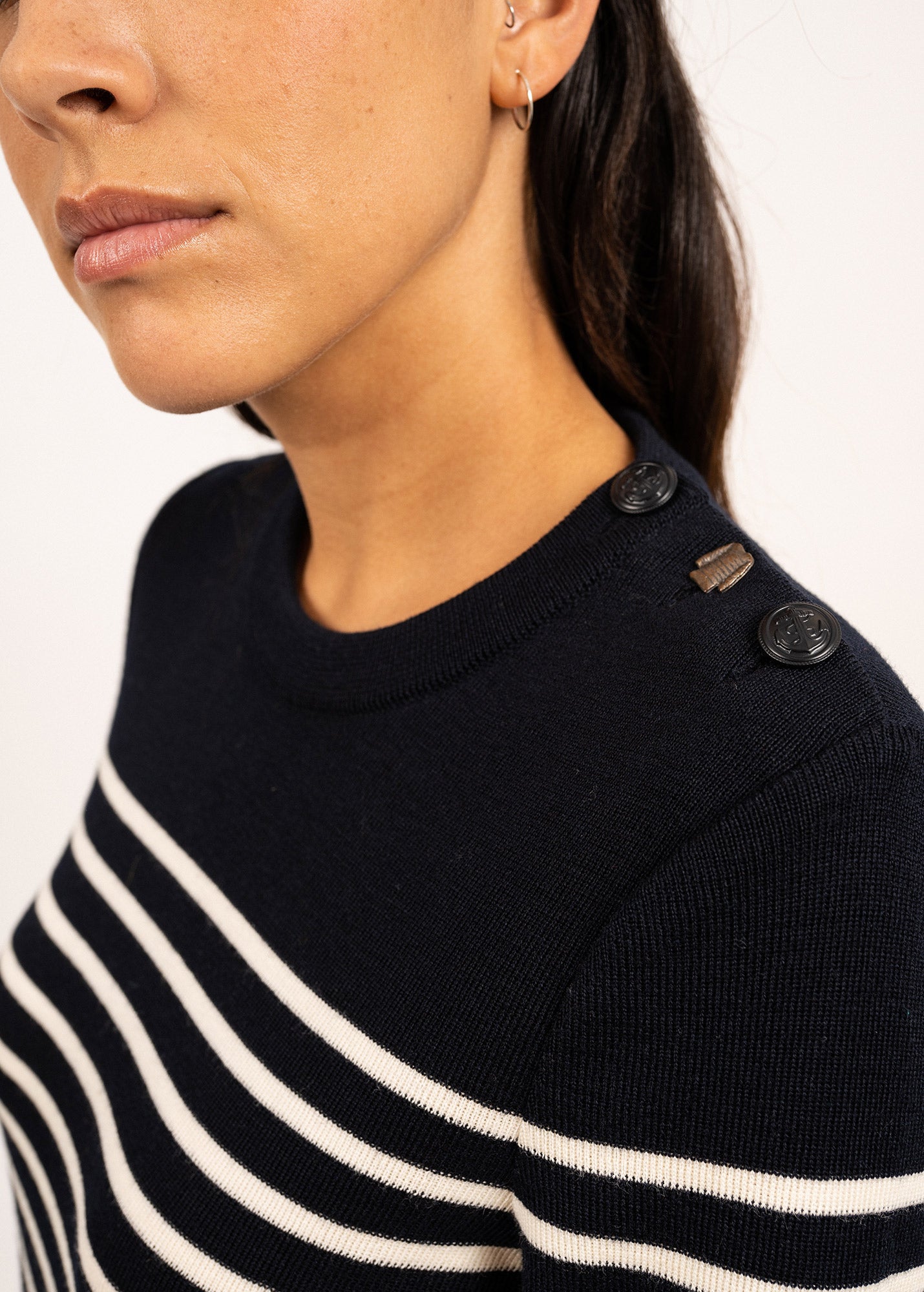 Pull marin rayé Bregançon