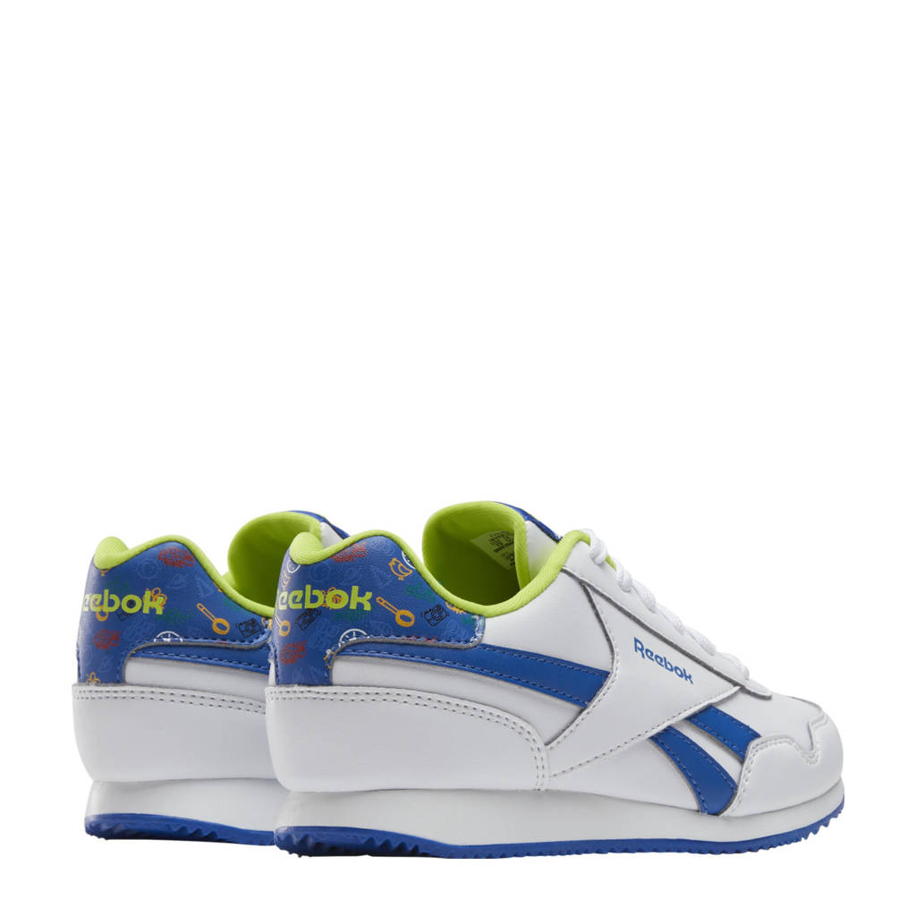 Reebok Royal Classic Jogger 3.0 sneakers wit/blauw/geel