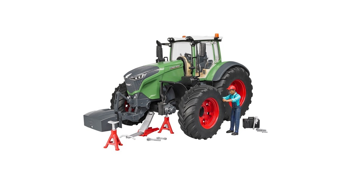bruderFendt 1050 Vario incl. monteur en werkplaatsapparatuur Modelvoertuig  (04041)