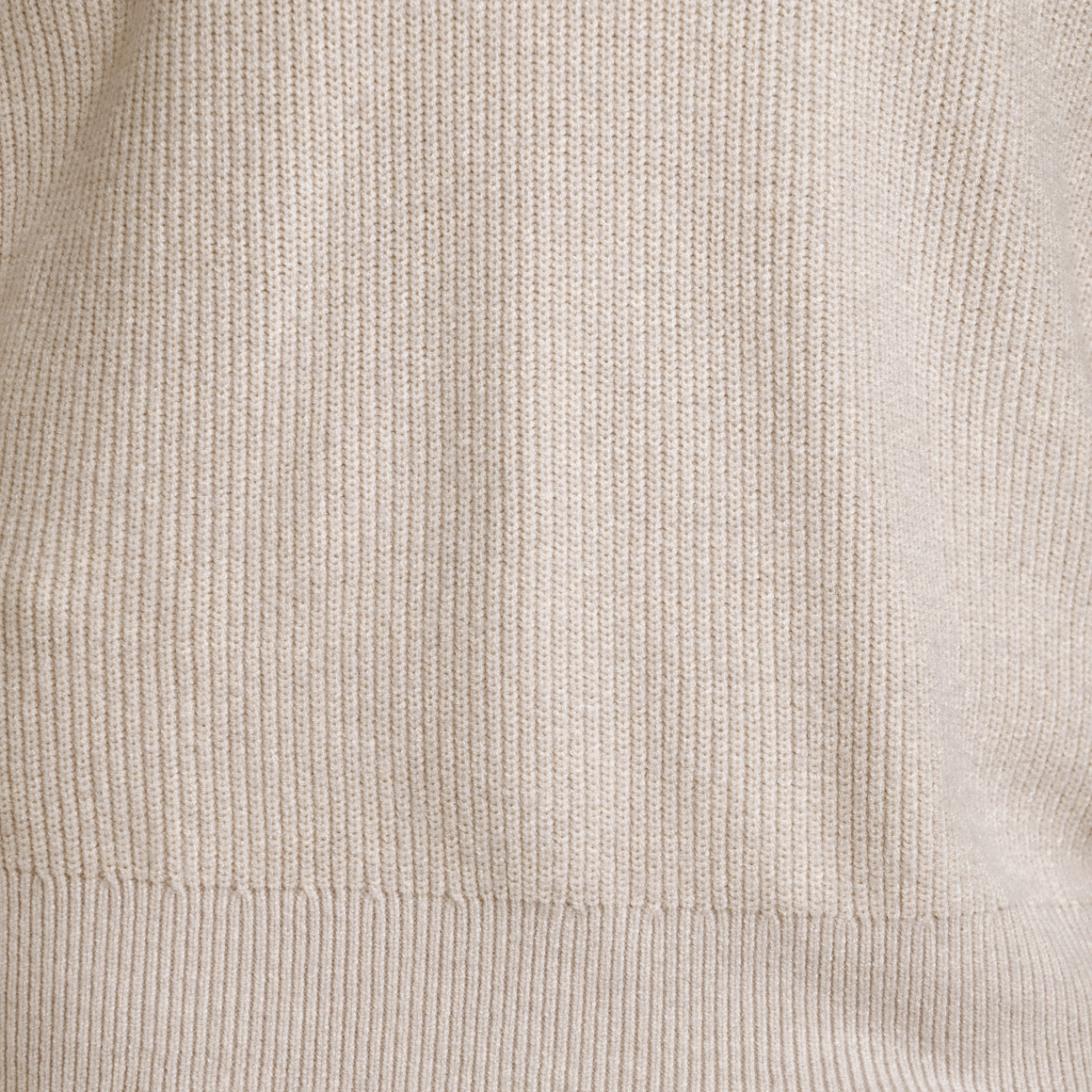 Gina Damen Strickpullover mit Rollkragen creme