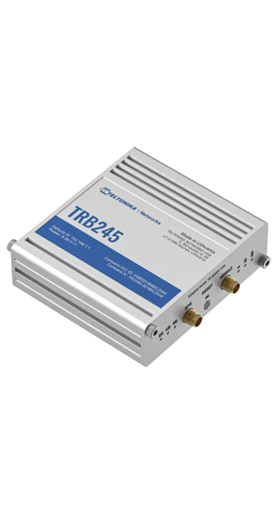 Teltonika DSL/WLAN Module TRB245 Industrial M2M LTE Gateway Silber