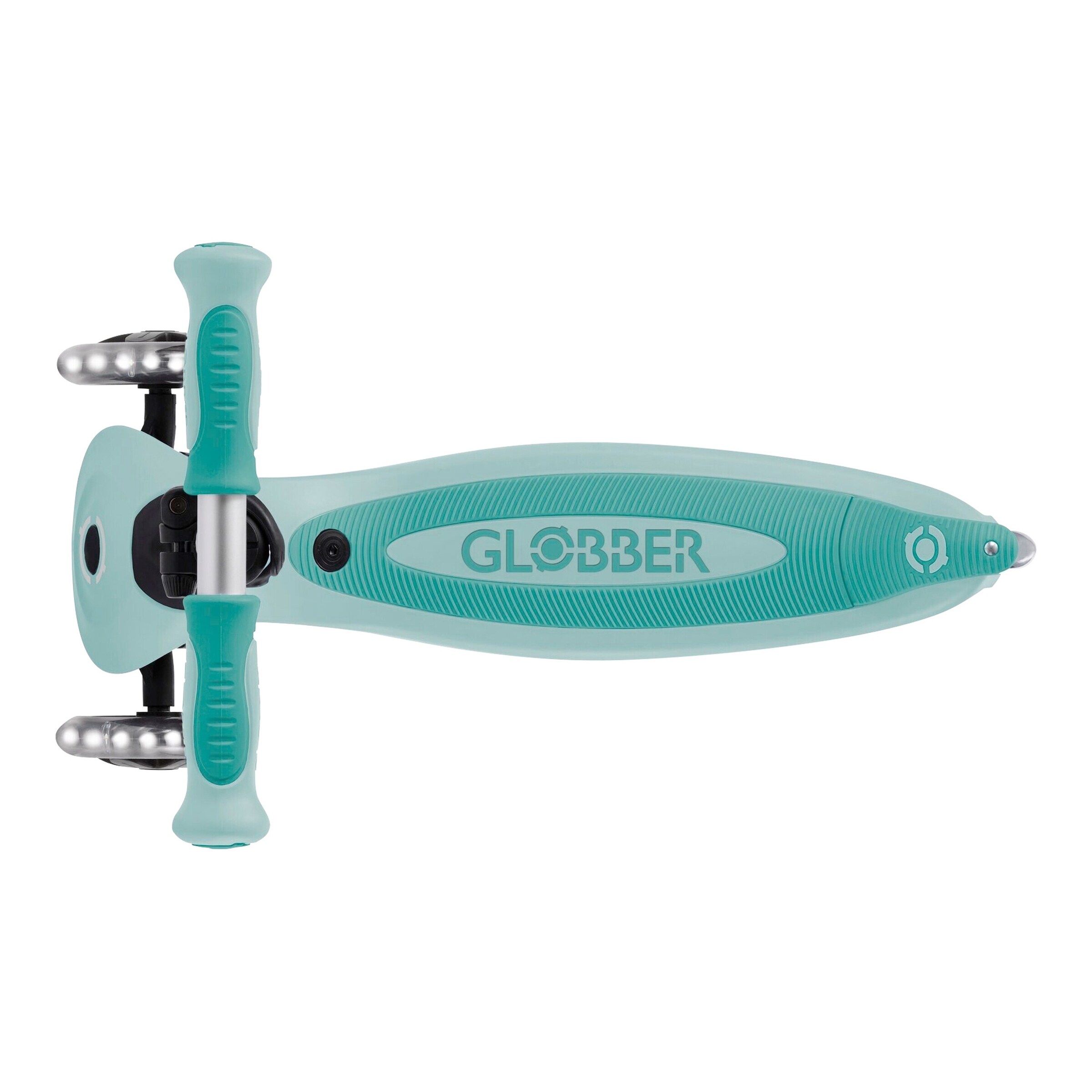 Globber Scooter 3in1 Go-Up Baby 360 mit Leuchtrollen und Leuchtmodul mint