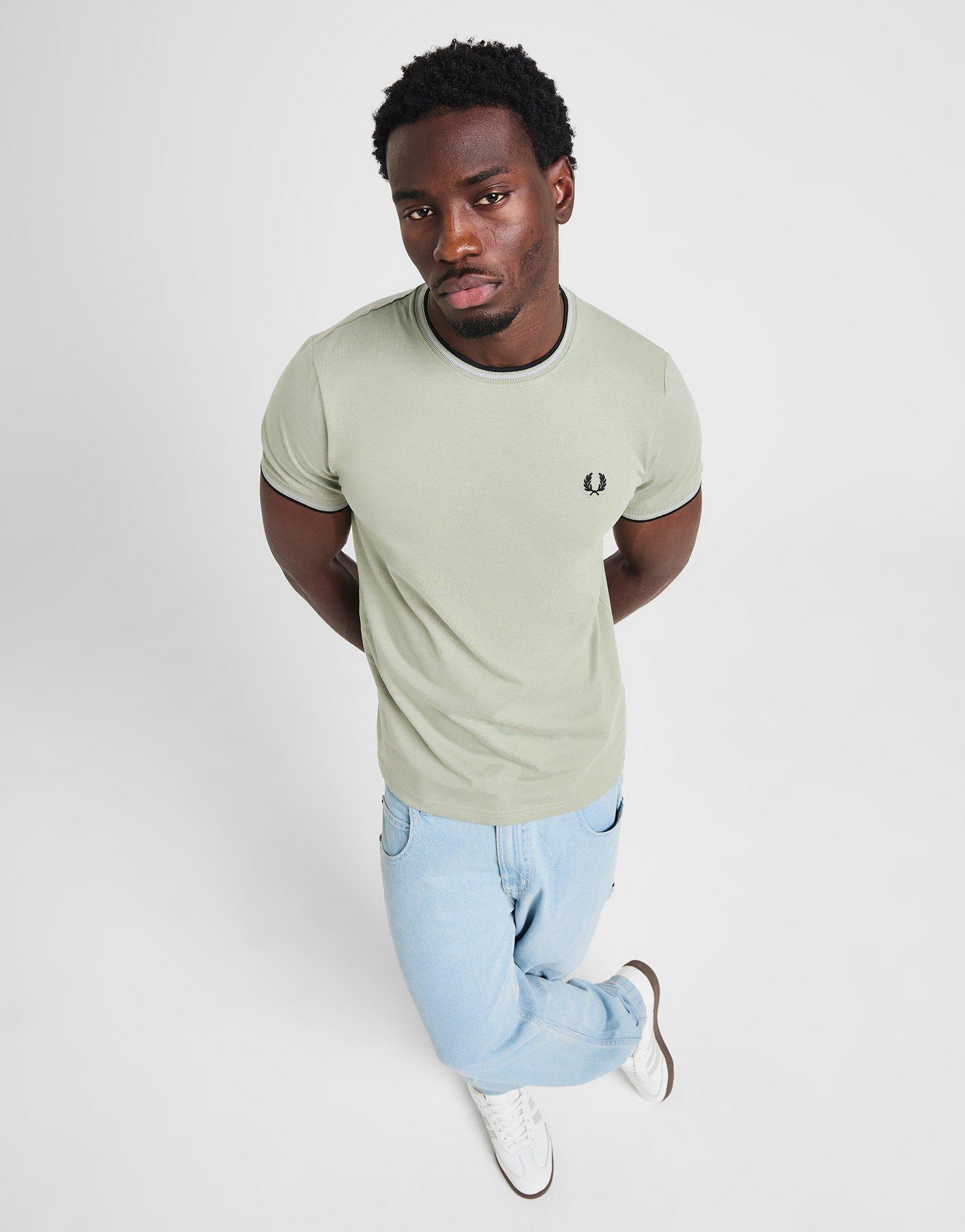 Fred Perry T-Shirt Double Liseré Homme
