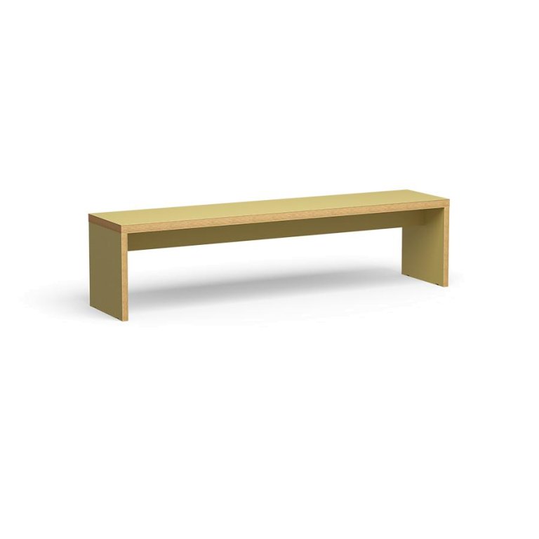 HKliving Dining Bench eetbank 180 Cream